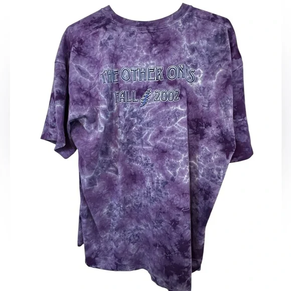 Purple The Grateful Dead The Other Ones 2002 Tour Men’s XL Tie-Dye T-Shirt RARE - Picture 2 of 4